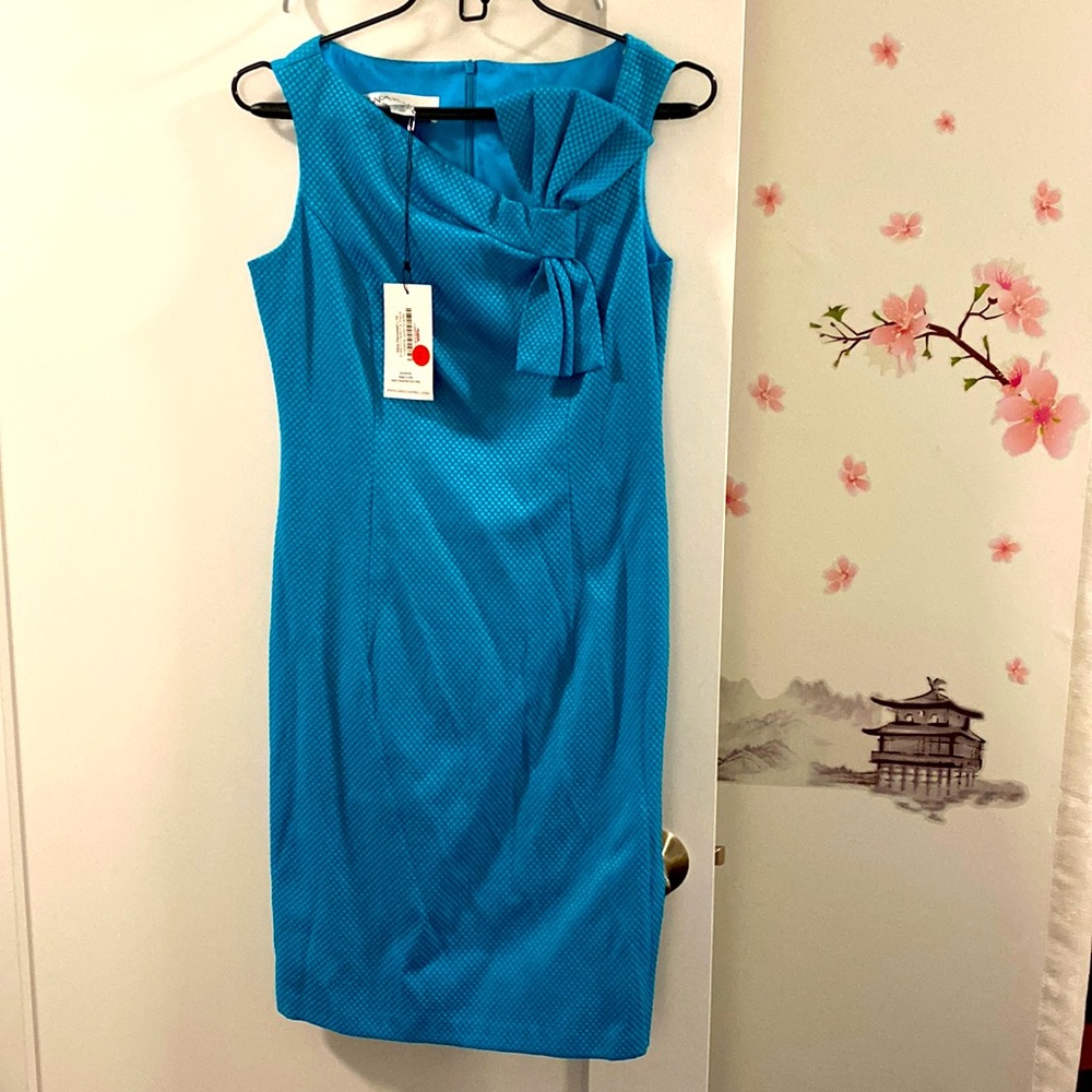 Brand new,Sara Campbell, Tiffany blue dress, size 2,made in USA.Great for party!